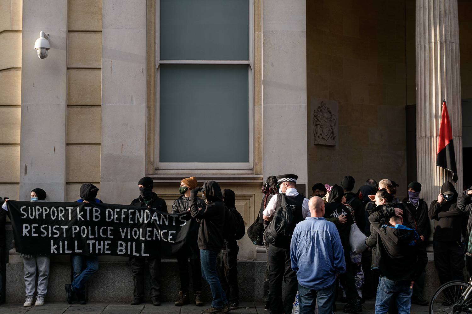 Man denies setting fire to police vehicles in first Kill the Bill trial ...