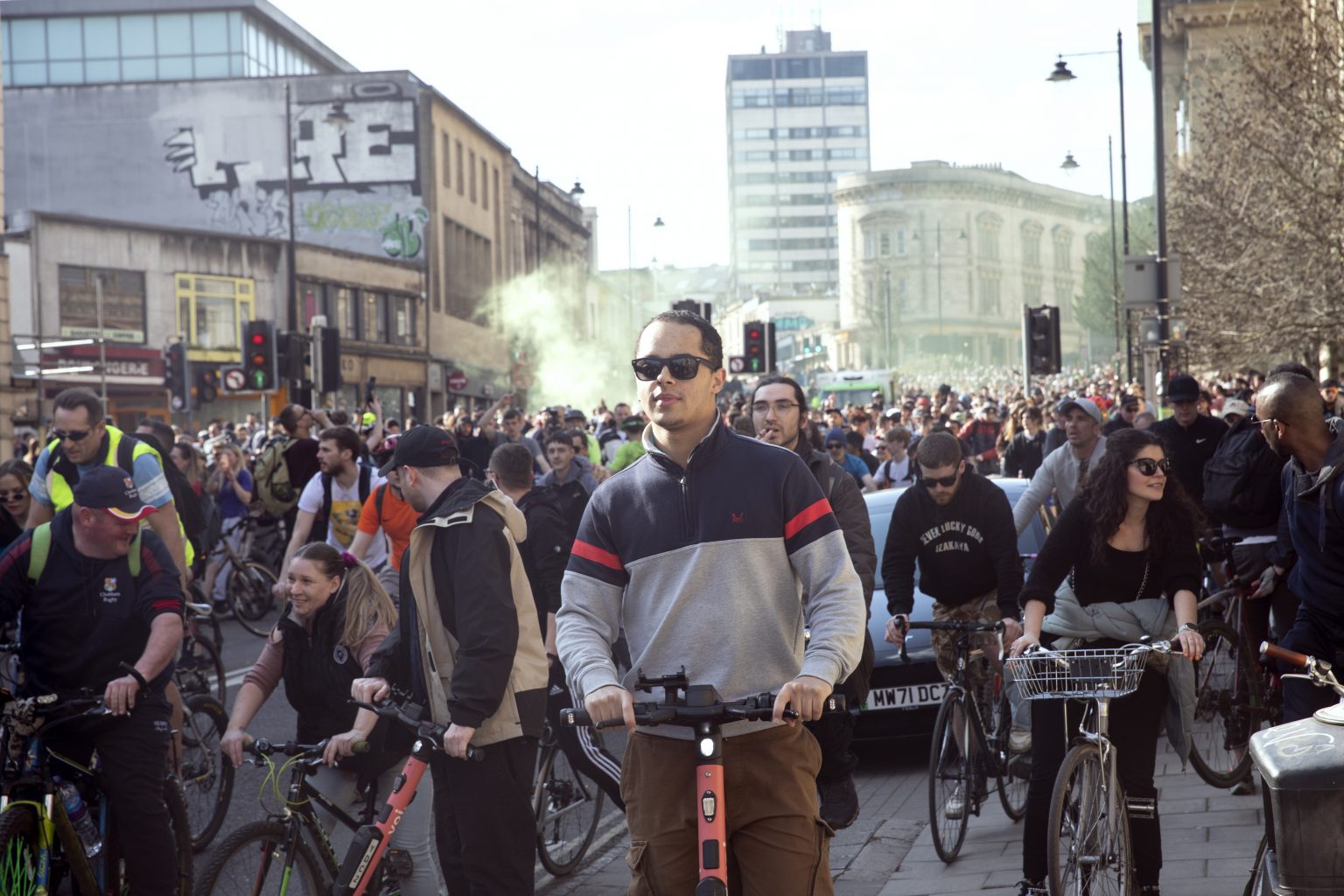 Drum and bass on two wheels The Bristol Cable