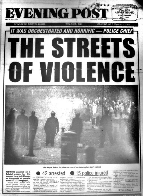 30 years since the Hartcliffe riots The Bristol Cable