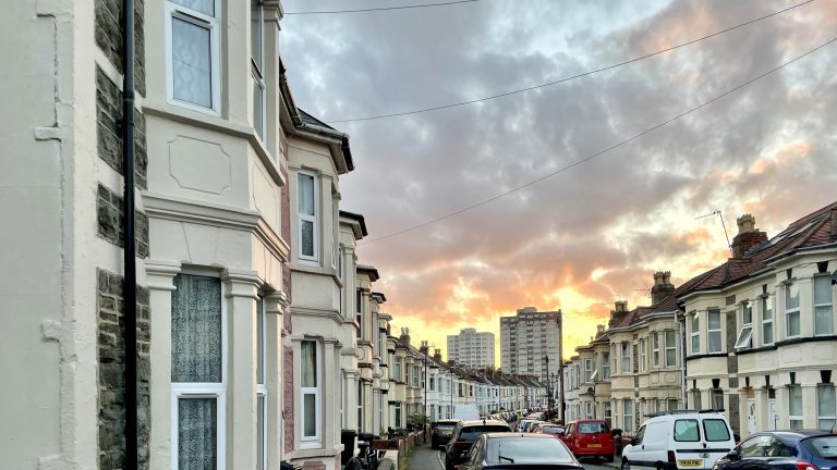 Image of terraced homes in Redfield, Bristol