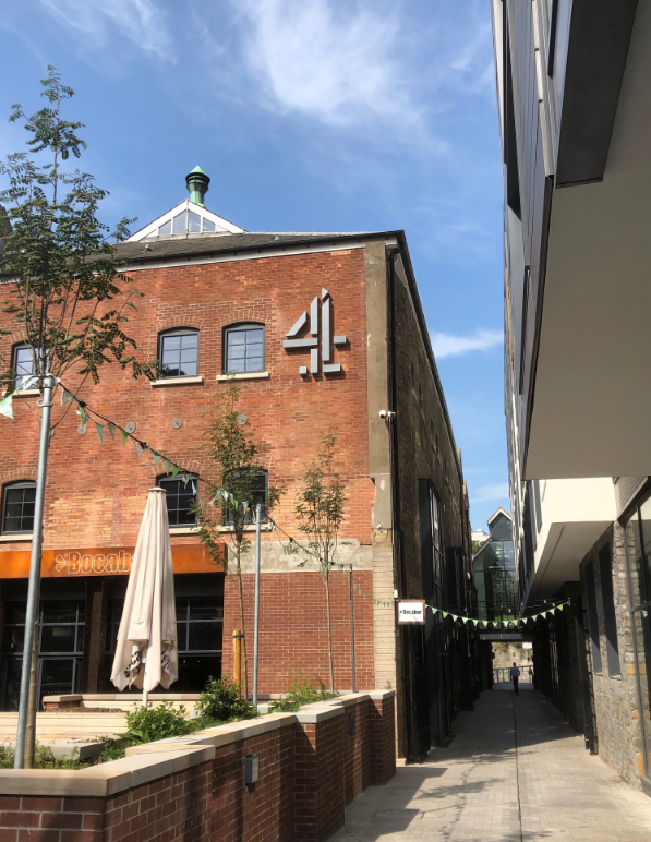 The exterior of Channel 4's Bristol offices