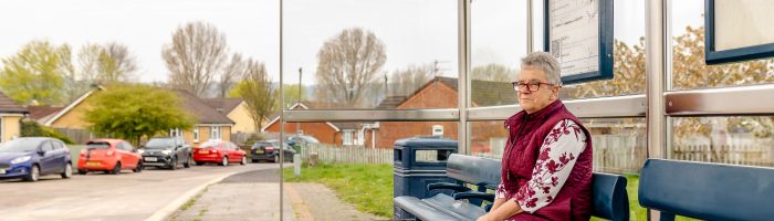 Image of Bernice McKendrick, a south Bristol resident affected by cuts to the region's buses (credit: Julian Preece)