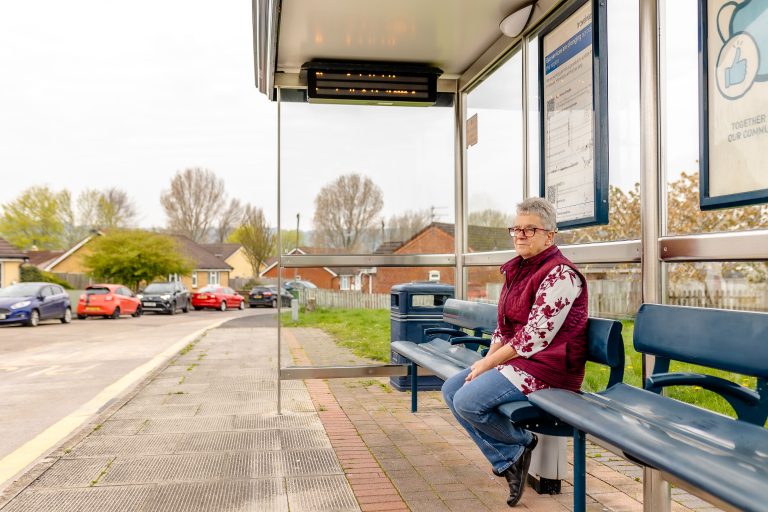 Image of Bernice McKendrick, a south Bristol resident affected by cuts to the region's buses (credit: Julian Preece)