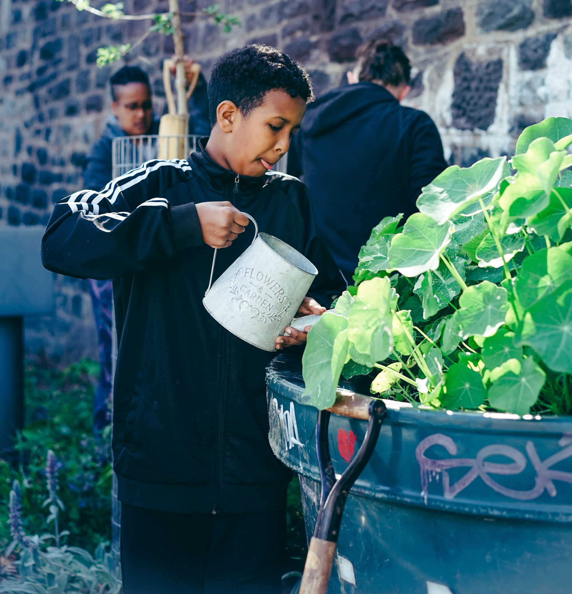 High-rise residents pick up trowels to fight negative stereotypes - High-Rise Resident Association