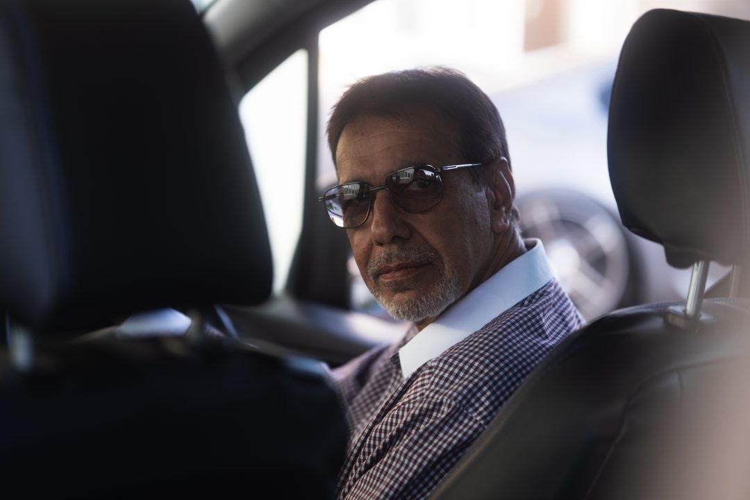 Image of Bristol taxi driver Farrukh Raja (credit: Stefano Ferrarin)