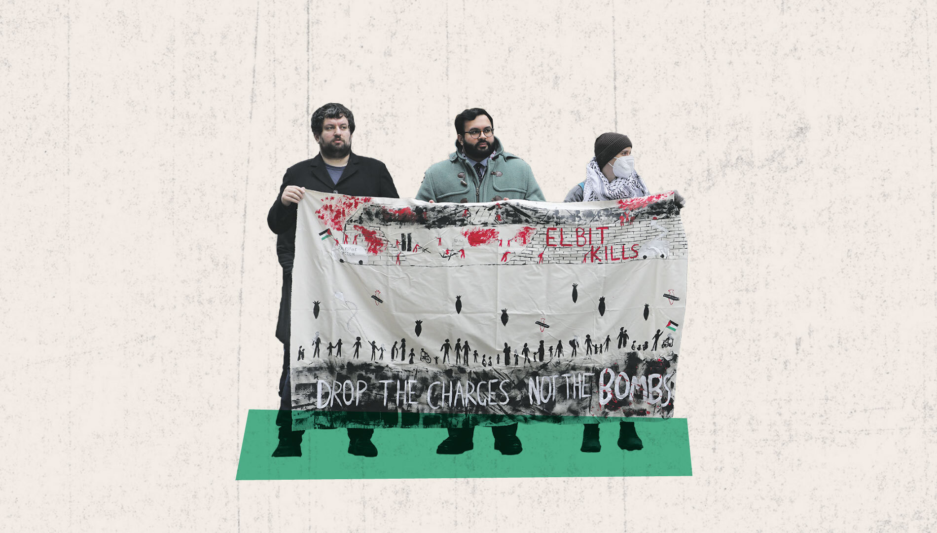 Palestine Action group treated like terrorists over Elbit factory action